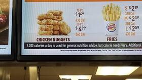 Сколько стоит 12 наггетсов в Burger King в Фармленд