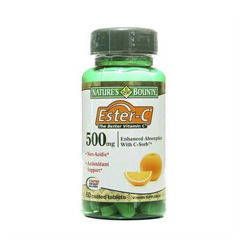 Nature's Bounty Ester-C 500 мг таблетки 60 шт. в Фармленд