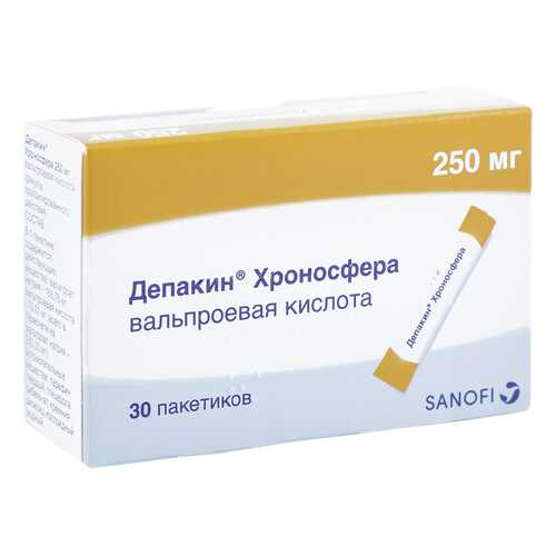 Депакин Хроносфера гранулы 250 мг 30 шт. в Фармленд