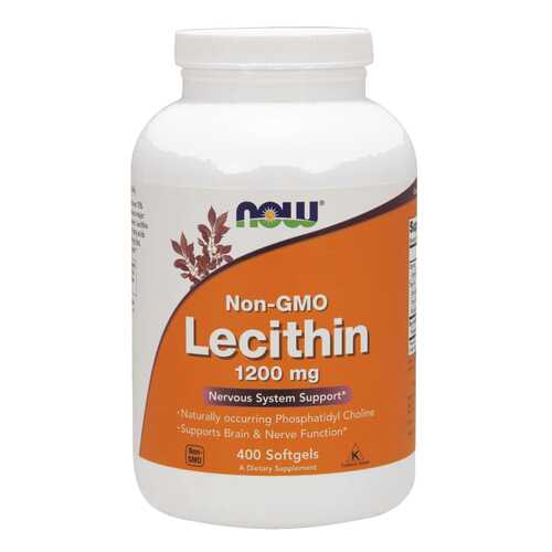 Для нервной системы NOW Lecithin 1200 мг 400 капсул в Фармленд