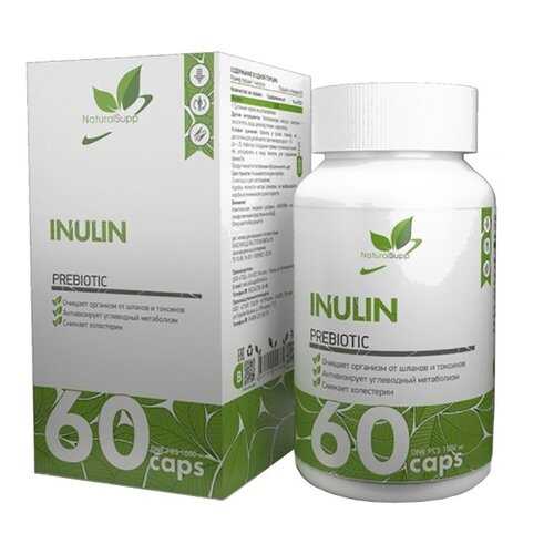 Инулин пребиотик NATURALSUPP Inulin капсулы 60 шт. в Фармленд