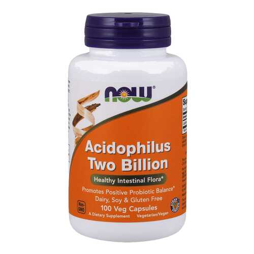 Для пищеварения NOW Acidophilus Two Billion 100 капсул в Фармленд