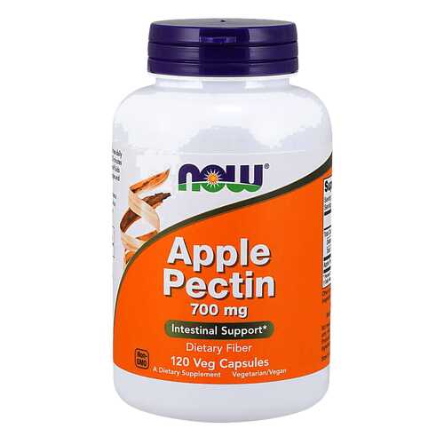 Для пищеварения NOW Apple Pectin 700 мг 120 капсул в Фармленд