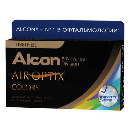 Контактные линзы Air Optix Colors 2 линзы R 8,6 -0,75 Карие в Фармленд