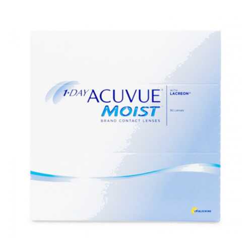 Контактные линзы 1-Day Acuvue Moist 90 линз R 8,5 -1,75 в Фармленд