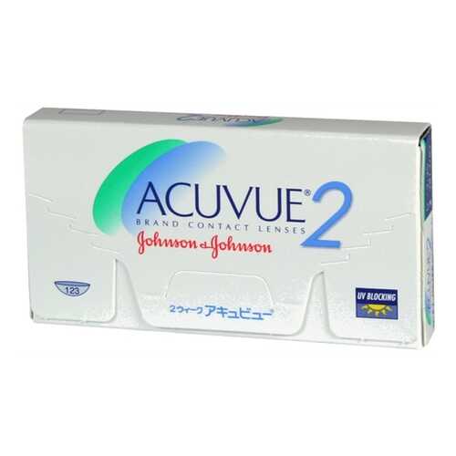 Контактные линзы Acuvue 2 6 линз R 8,3 -10,00 в Фармленд