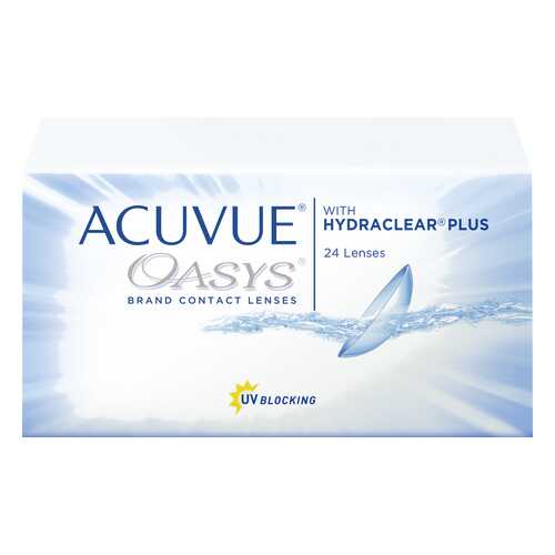 Контактные линзы Acuvue Oasys with Hydraclear Plus 24 линзы R 8,4 -0,50 в Фармленд