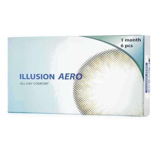 Контактные линзы ILLUSION Aero 6 линз R 8.6 -0.5D в Фармленд