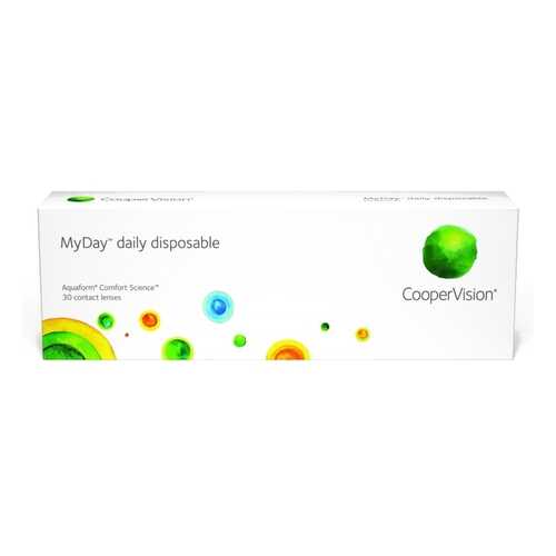 Контактные линзы MyDay Daily disposable 30 линз R 8,4 -1,25 в Фармленд