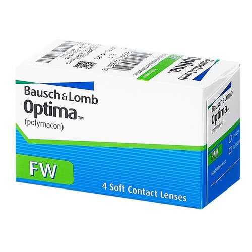 Контактные линзы Optima FW 4 линзы R 8,4 -8,50 в Фармленд