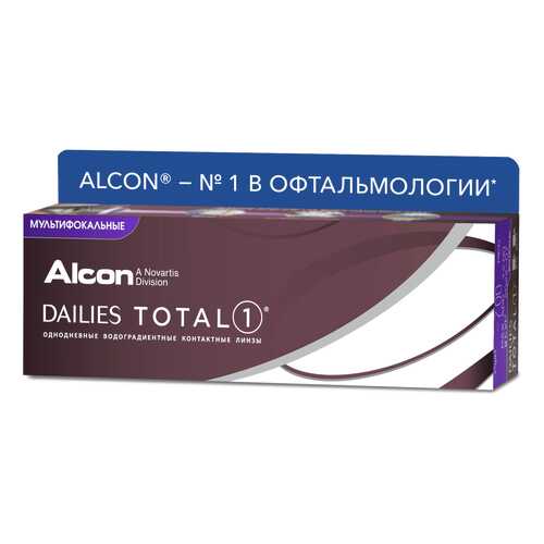 Контактные линзы Dailies Total1 Multifocal 30 линз Medium от +1,25 до +2,00 R 8,5 -3,00 в Фармленд