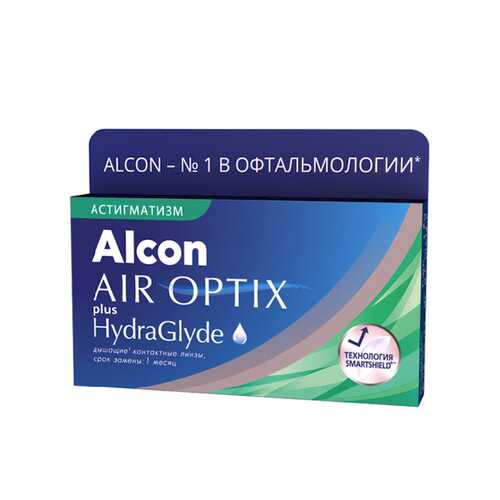 Контактные линзы AirOptix HydraGlyde for Astigmatism 3 шт. PWR -2,50, CYL -0,75, AXIS 010 в Фармленд