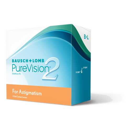 Контактные линзы PureVision 2 for Astigmatism 3 линзы -2,25/-2,25/150 в Фармленд