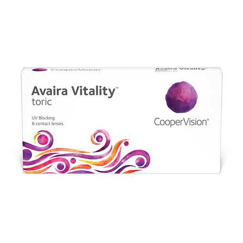 Линзы контактные CooperVision Avaira Vitality toric 6 шт. -10/1,25/150 в Фармленд