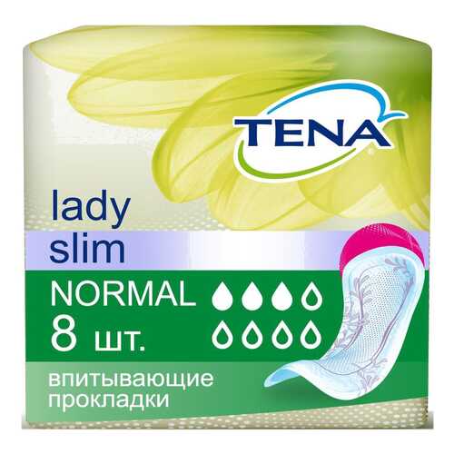 Урологические прокладки Tena Lady Slim Normal 8 шт в Фармленд