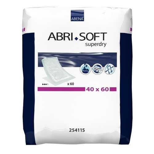 Впитывающие пеленки, 40x60 см, 60 шт. Abena Abri-Soft Superdry в Фармленд