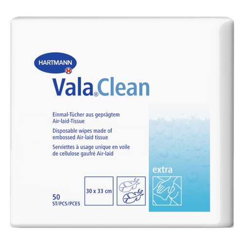 Одноразовые салфетки, 30х33 см, 50 шт. Vala Clean Extra в Фармленд