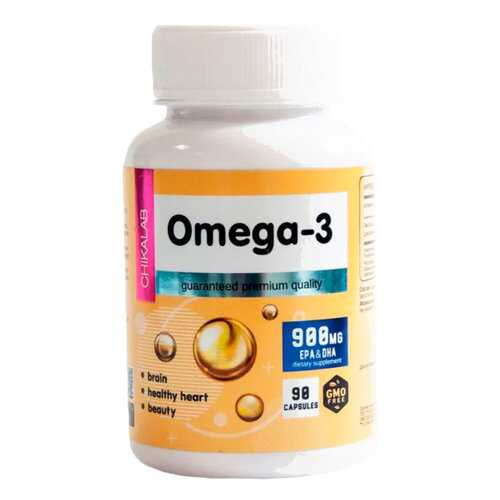 Омега-3 рыбий жир Chikalab Omega-3 900 мг капсулы 90 шт. в Фармленд