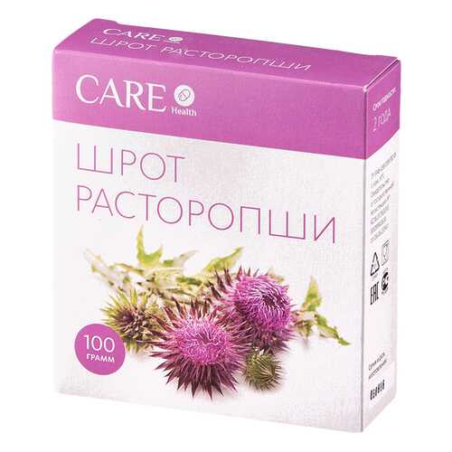 Расторопша шрот Care Health 100 г в Фармленд