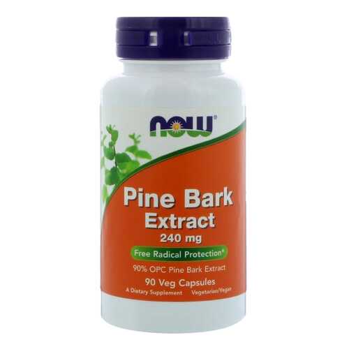 Антиоксидант NOW Pine Bark Extract 90 капсул в Фармленд