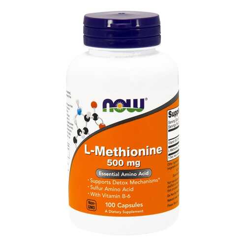 Добавка для здоровья NOW L-Methionine 100 капс. натуральный в Фармленд