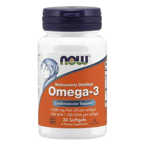 Omega-3 NOW 30 капс. в Фармленд